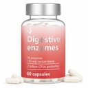 Digestive Enzymes - Multi Enzymes, Organic Prebiotics & Probiotics for Digestive Health & Gut Health - Meal Time Discomfort Relief & Bloating - Dual Action Approach - 60 CT