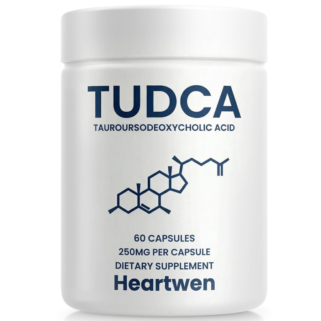 TUDCA 500mg per Serving (250mg Capsules) | Tauroursodeoxycholic Acid Supplement | Bile Salts for Liver Support, Bile Flow & Gallbladder Health | 60 Capsules, 30 Day Supply