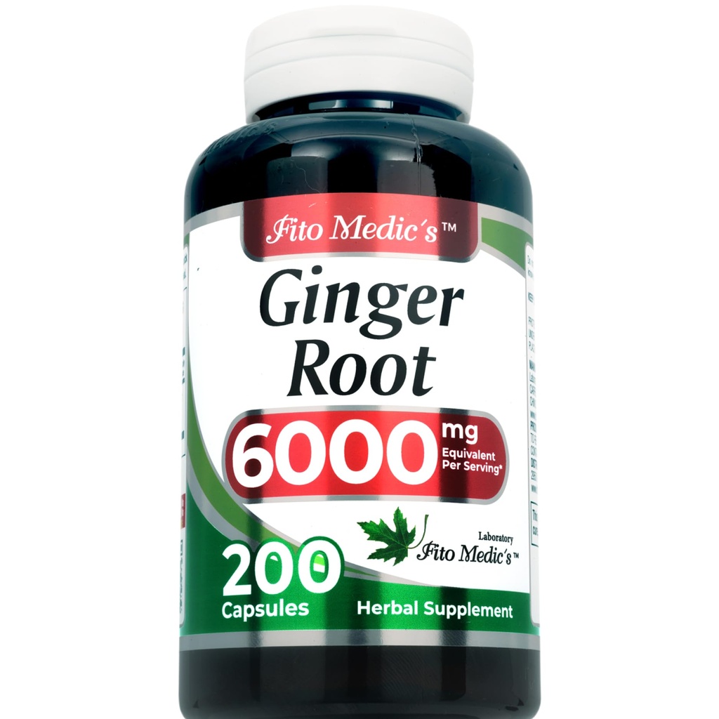 FITO MEDIC'S Lab | Ginger Root Capsules | 200 Capsules