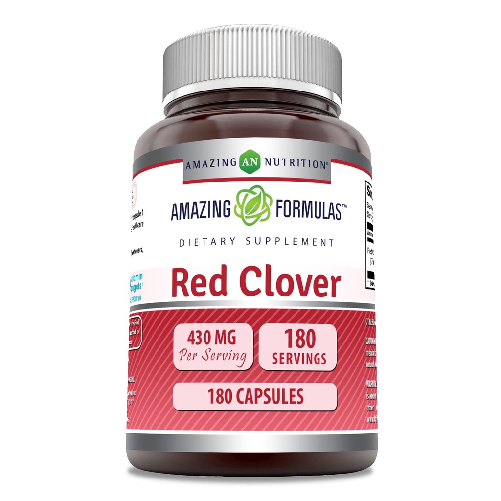 Amazing Formulas Red Clover 430 Mg Συμπλήρωμα 