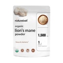 NatureBell Organic Lions Mane Powder 1.500mg ανά υπηρεσία, 1lb 