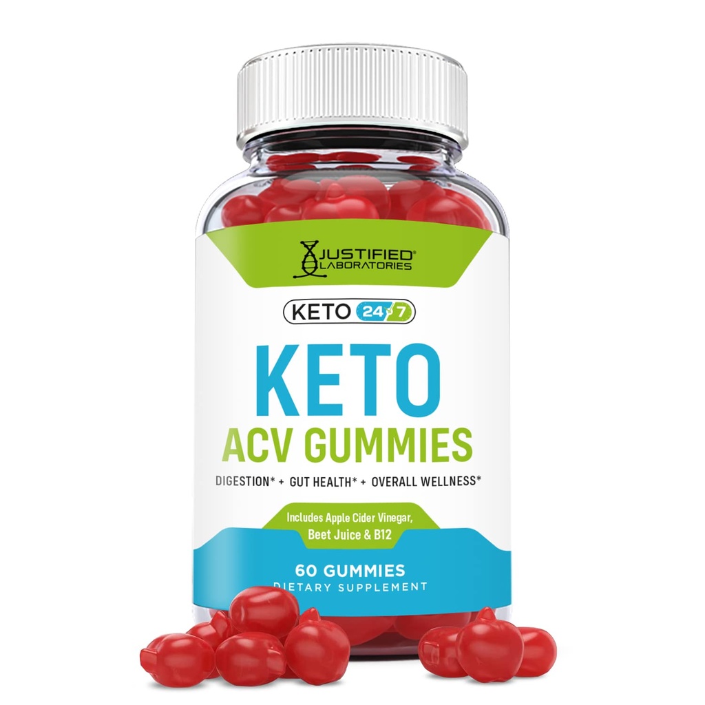 Justified Laboratories Simpli Health Keto ACV Gummies Advanced Formula 1000MG Ketonature Keto Gummies Apple Cider Vinegar Formulated with Pomegranate Beet Juice Powder B12 Vegan Non GMO 60 Gummys