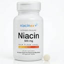 Niacin 500mg Extended Time Release, 60 Tablets, Minimal to No-Flush, Vitamin B3 Supplement - Cholesterol Balance, Nicotinic Acid Vegan, cGMP, Made in the USA