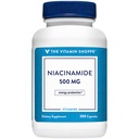 The Vitamin Shoppe Niacinamide 500MG, Supports Cholesterol Levels Already (300 Capsules)