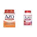 AZO Bladder Control with Go-Less Daily Supplement | Helps Reduce Occasional Urgency & Leakage | 54 Count Cranberry Urinary Tract Health | 100 Softgels