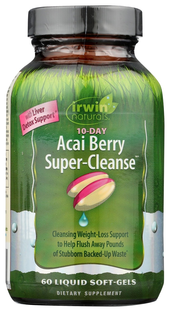 Irwin Naturals 10-ημέρα Acai Berry Super Cleanse 60 Softgel