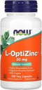 Τώρα Τρόφιμα: L-Optizinc Ανοσολογική Υποστήριξη 30 mg, 100 Caps (2 συσκευασία)