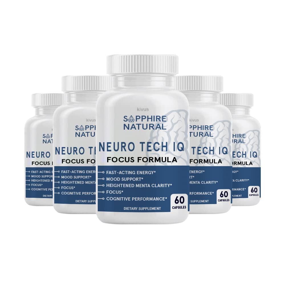 Neuro Tech IQ (5 Pack, 300 Capsules)