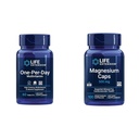 Life Extension One-Per-Day Multivitamin – Packed with Over 25 Vitamins, Minerals & Plant Extracts & Magnesium Caps, 500 mg, Magnesium Oxide, Citrate, Succinate, Heart Health