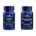 Επέκταση ζωής Super Ubiquinol CoQ10 Heart & Cell Energy Support με δύο φορές την ημέρα υψηλής ισχύος Multi-Vitamin & Mineral συμπλήρωμα, 60 Softgels & 120 δισκία