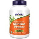 NOW Foods Supplements, Certified Organic, Spirulina Powder, Rich in Beta-Carotene (Vitamin A) and B-12 with naturally occurring GLA & Chlorophyll, 4-Ounce