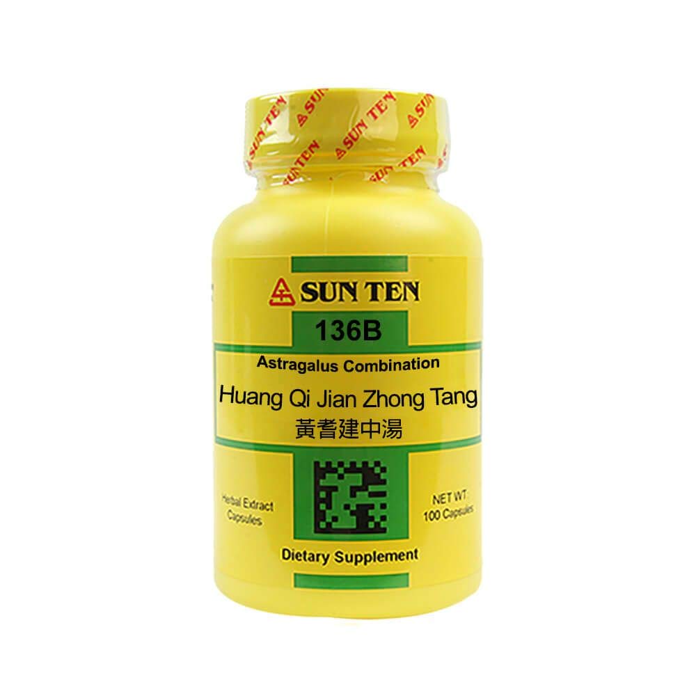 Sun Ten - Astragalus Combination Capsules / Huang Qi Jian Zhong Tang / 黃耆建中湯