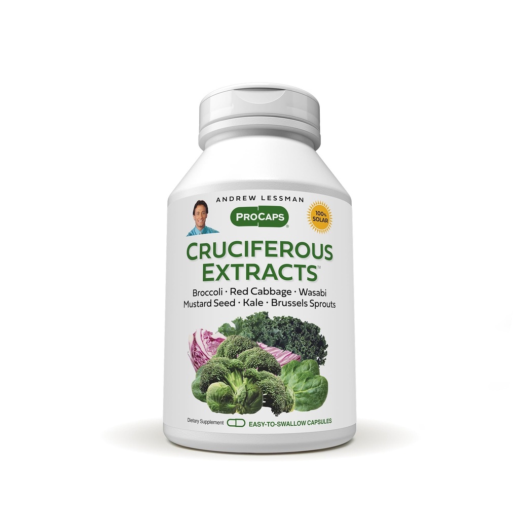 ANDREW LESSMAN Cruciferous Extracts 360 Capsules | Cruciferous Vegetable Extracts with Sulforaphane, Glucosinolates & Polyphenols for Cellular Antioxidant Protection.
