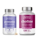 Mother's Promise Prenatal Probiotics & Choline Capsules Bundle