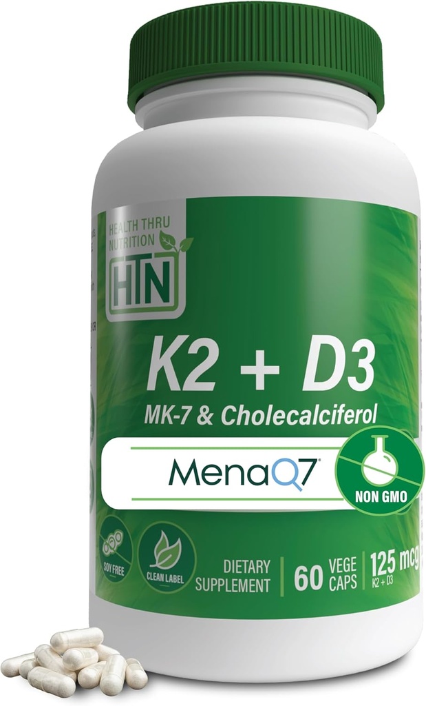 Υγεία Θρου Διατροφή K2 + D3 Complex 