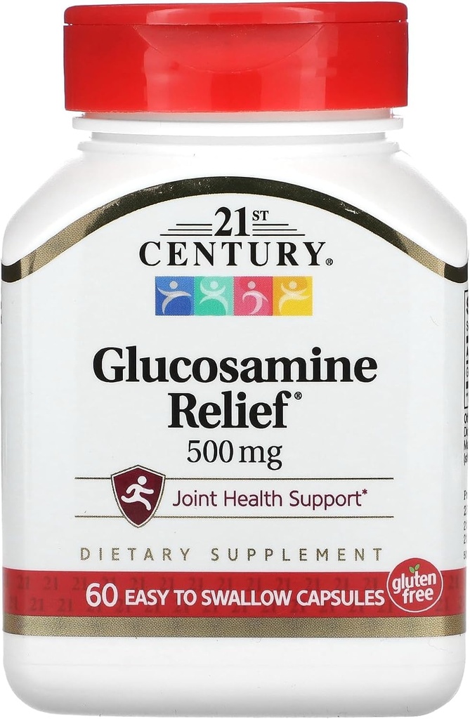 21st Century Glucosamine Relief 500mg - 60 Capsules, Pack of 2