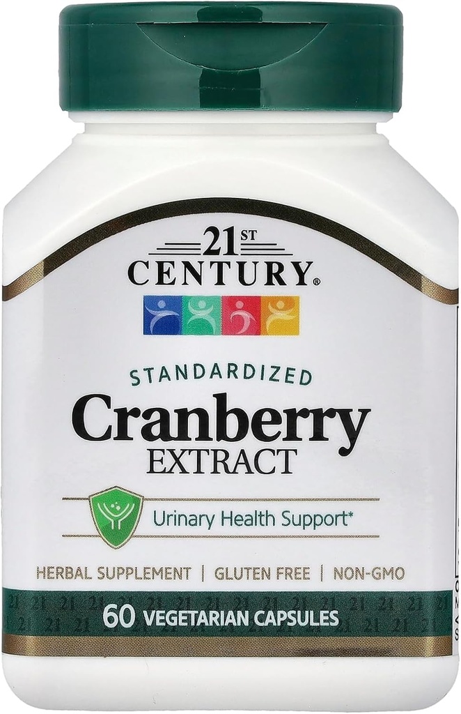 21st Century Health Care, Cranberry Extract, Standardized, 60 Veggie Caps