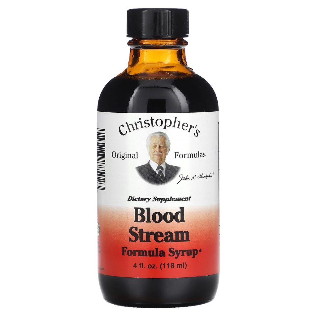 Christopher's Original Formulas Blood Stream Formula Syrup, 4 fl oz (118 ml)