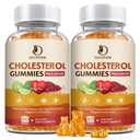 (2 Pack) Cholesterol Συμπληρώματα Gummies για Cholesterol Healthy, Plant Sterols & Stanols, Red Yeast Rice, Citrus Bergamot Complex για Cholesterol, Διατηρήστε υγιή επίπεδα χοληστερόλης - 60 ημέρες προσφοράς
