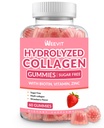 Κολλαγόνο Gummies για γυναίκες, Hydrolyzed Collagen Peptides Gummies με Biotin, Collagen Συμπληρώματα Gummy με βιταμίνη B12, C, D, Ψευδάργυρος για το δέρμα των μαλλιών καρφί
