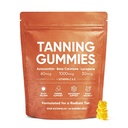 Savanna Skin Tanning Gummies, with Astaxanthin, Lycopene & Vitamins, Skin Radiance & Hydration for Natural Looking Glow, Non-GMO Vegan Sugar-Free, 60 Count