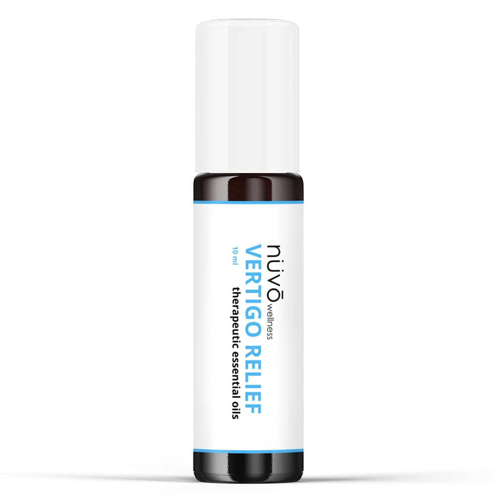 Vertigo Relief Organic Essential Oil - Combat Motion Sickness Naturally - Travel with Our Easy to Use Roll On - Soothing Scent of Mandarin and Ginger for Dizziness Support -10ml - Product of Canada