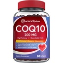 Συνταγές γιατρών CoQ10 200mg, 60 Softgels, Εξαιρετικά απορροφήσιμο συνένζυμο Q10, Αντιοξειδωτική υποστήριξη & Cellular Energy Boost, Βελτιώνει την καρδιά, αγγειώδη & μυϊκή υγεία, μη-GMO, Δεν Γλουτένη γαλακτοκομικά