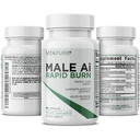Male Ai Rapid Fat Burner for Men | Supports GLP-1 Pathway Function for Weight Loss | Appetite Suppressant, Energy Booster, Unisex Diet Pills | 3rd Party Tested Formula - 60 Capsules