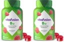 Vitafusion Vitamin B12 Gummies | 1000 mcg | 140 Adult Gummy Vitamins | for Women & Men | Raspberry Flavor | Gluten and Dairy Free Supplement (Pack of 2)