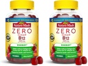 Nature Made Zero Sugar Energy Vitamin B12 Gummies 1000 mcg per Serving,B12 Vitamin,Energy Metabolism Support,Aspartame Free,110 Sugar Free Gummies,55 Day Supply,(Pack of 2)
