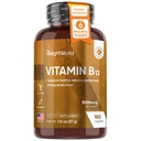 WeightWorld B12 Vitamin 5000mcg | 6-Month Supply | B12 Methylcobalamin for Healthy Nervous System & Energy Production (180 Tablets) | Vegetarian B12 Vitamins for Women & Men, Non-GMO, 1-a-Day