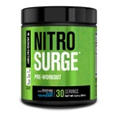 Jacked Factory NITROSURGE Preworkout Supplement - Ενεργειακό Booster, Άμεση Ενίσχυση Κερδίζει, Καθαρή Εστίαση & Έντονες Αντλίες - ΟΧΙ Booster & Ισχυρό Preworkout Energy Powder - 30 Υπηρεσίες, Μπλε Βατόμουρο