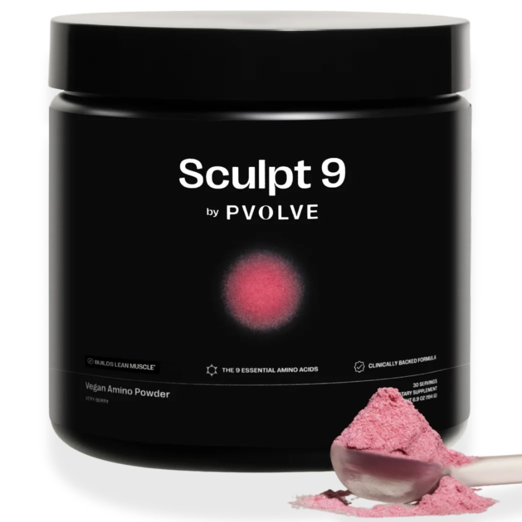 PVOLVE Sculpt 9 EAA & BCAA Σκόνη για γυναίκες 