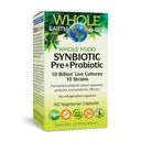 Natural Factors Whole Food Synbiotic Pre+Probiotic 10 Billion - Organic Gut & Digestive Health Supplement - Non-GMO, Gluten-Free & Dairy-Free - 60 Vegetarian Capsules (60 Servings)
