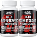 1400mg Beta Ecdysterone και Turkesterone Συμπληρώματα, Μεγιστοποιημένο 98% Beta Ecdysterone & 20% Turkesterone Extract for Muscle Mass, Strength, Protein Synthesis, 120 Κάψουλες