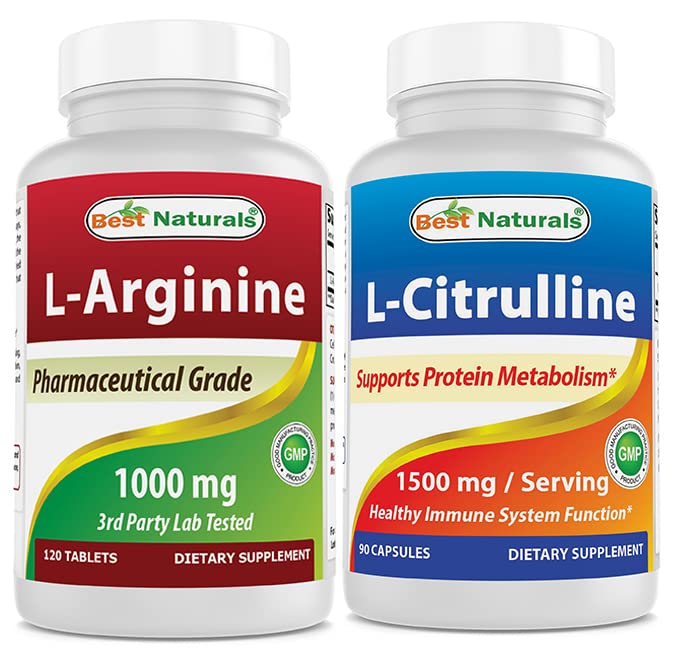 Best Naturals L-αργινίνη 1000 mg & L-Citrulline 1500mg