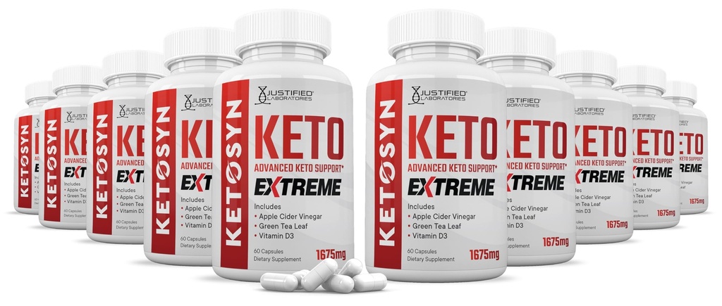 (10 Pack) Ketosyn Keto ACV Extreme Pills 1675 MG Keto Υποστήριξη Blend Κάψουλα Εναλλακτική για Keto ACV Gummies Formulated with Apple Cider Vinegar Extra Virgin Olive Oil Powder Green Tea 600 Κάψουλες