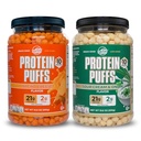 Twin Peaks Low Carb, Keto Friendly Protein Puffs Combo Pack, 1 Jug Κρέμα Ξηρού Γεύσης + 1 Jug Nacho Τυρί Γεύση Παφ