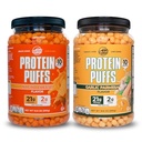 Twin Peaks Low Carb, Keto Friendly Protein Puffs, 1 Jug σκόρδο Παρμεζάνα Flavor Puffs + 1 Jug Nacho τυρί Flavor Puffs