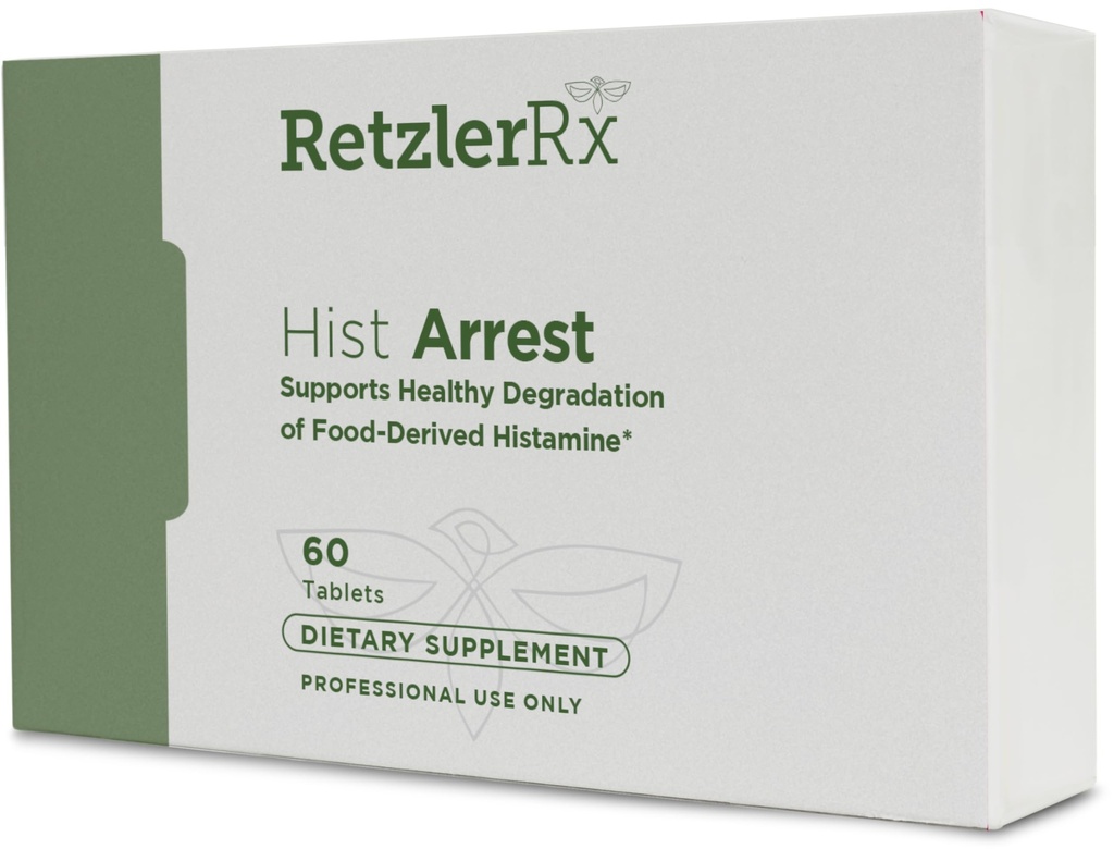 HormoneSynergy RetzlerRx® DAO Enzyme Supplement to supports Healthy Degradation of Food-Derived Histamine - Diamine Oxidase for Digestive Health 20.000 HDU Per Serving (60 δισκία)