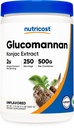 Nutricost Γλυκομαννάνη σκόνη 500 γραμμάρια