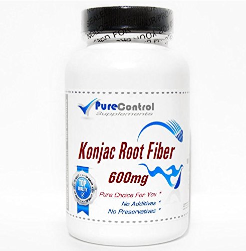 Glucomannan 600mgKonjac Root Fiber // 180 Κάψουλες // Pure // by PureControl Συμπληρώματα