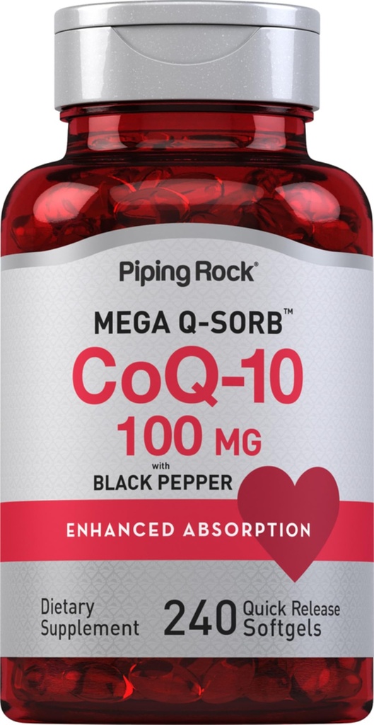Piping Rock CoQ10 100mg 