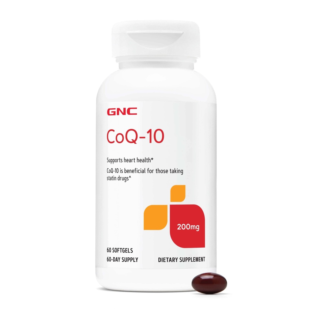 GNC CoQ10 100mg συμπλήρωμα, υποστηρίζει την υγεία της καρδιάς, 60 Count
