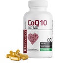 Bronson CoQ10 100 MG Παραγωγή Κυτταρικής Ενέργειας υψηλής ισχύος, 60 κάψουλες χορτοφάγων