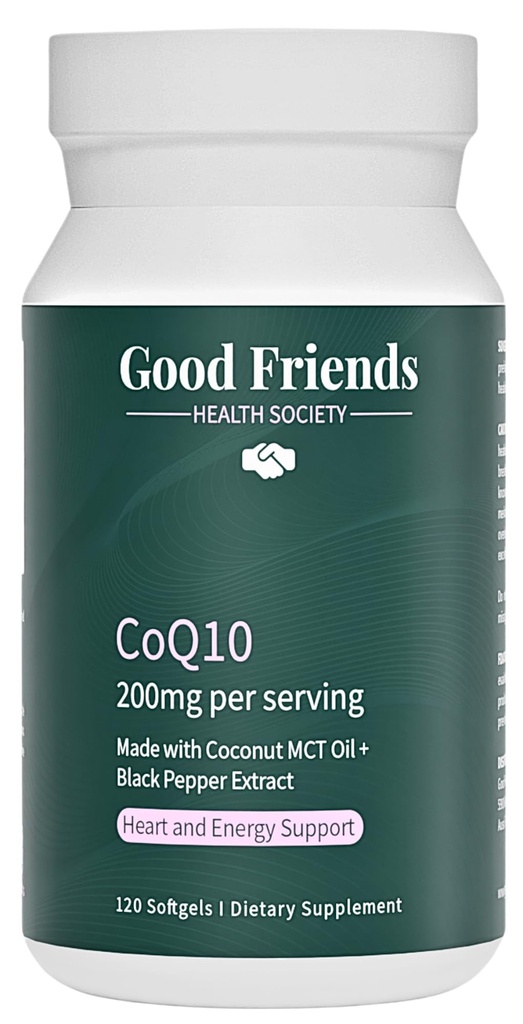 Ubiquinol CoQ10 200mg - Υψηλή απορρόφηση με εκχύλισμα μαύρου πιπεριού & λάδι καρύδας MCT - 120 Softgels, Lab-Tested, Δεν σπορέλαια, μη GMO - Καρδιά και την ενεργειακή υποστήριξη