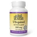 Φυσικοί Παράγοντες Ubiquinol 100 mg - Υποστηρίζει την υγεία της καρδιάς & τη φυσική ζωτικότητα - Συμπλήρωμα αντιοξειδωτικής υποστήριξης με την ανώτερη απορρόφηση - Ενεργειακή υποστήριξη με έλαιο flaxseed - 120 Softgels (120 εξυπηρετούν)