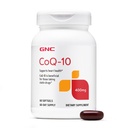 GNC CoQ-10 400mg - Καρδιακή Υγεία & Κυτταρική Ενέργεια Υποστήριξη Συμπλήρωμα Διατροφής - Αντιοξειδωτικό για Υγιές Καρδιαγγειακό Σύστημα - Εύκολο στην κατάποση Softgels - Χωρίς γλουτένη - 60 Count (60 Servings)
