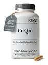 NOOT CoQ10 200mg - High Absorption-Coenzyme-Q10, Antioxidant for Heart and Cognitive Health and Immune Support, Energy Production, Ubiquinone, Vegan, Coq 10 Supplement, Nootropic, 60 Capsules