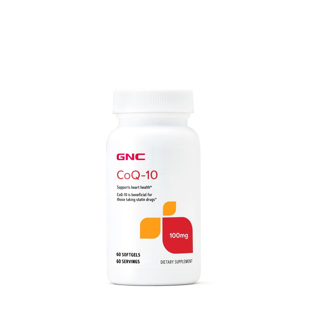 GNC CoQ10 100mg συμπλήρωμα, υποστηρίζει την υγεία της καρδιάς, 60 εξυπηρετεί